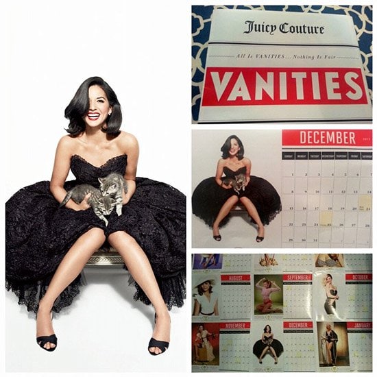 Olivia Munn's Vanities Calendar feature posted on her Twitter account