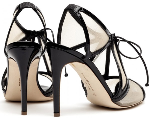 Rupert Sanderson Harting Sandals in Black