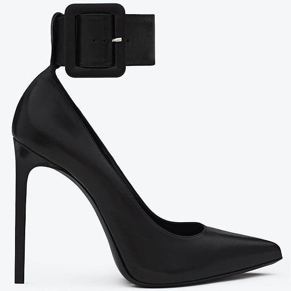 Saint Laurent 'Paris Escarpin' Ankle Cuff Pumps