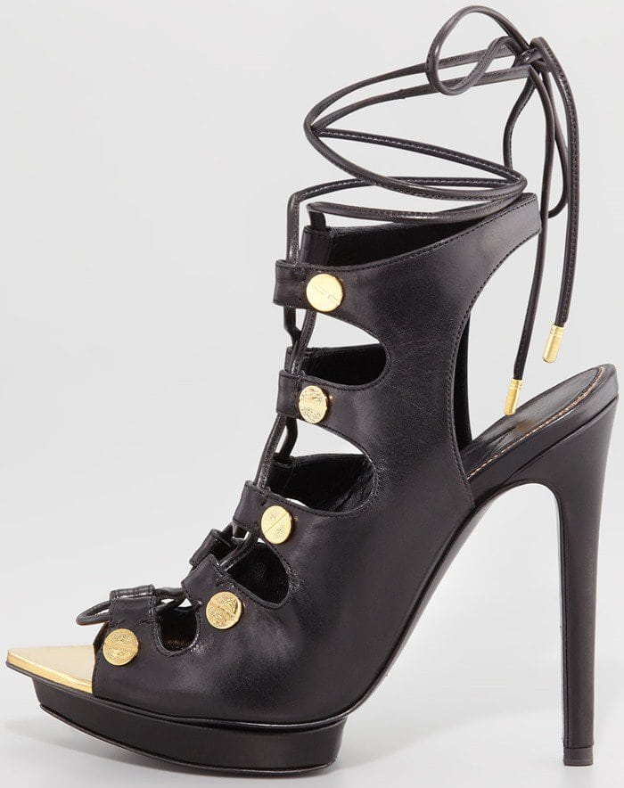 Tom Ford Lace-Up Platform Sandals