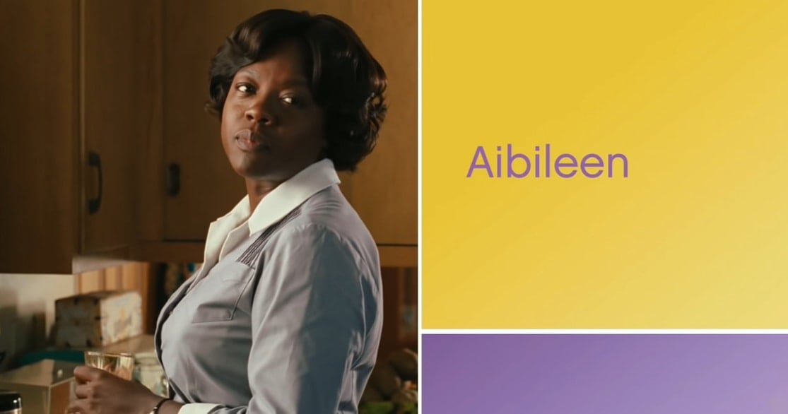Viola Davis portrays the African-American maid Aibileen Clark in The Help