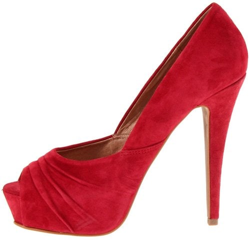 ALDO Sorgun Peep Toes in Red