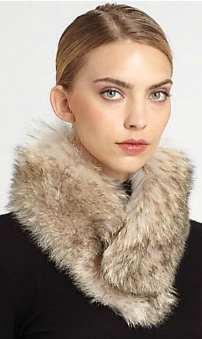 Sherry Cassin Classic Fur Clip Collar