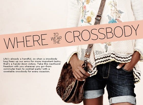 Where to wear the crossbody