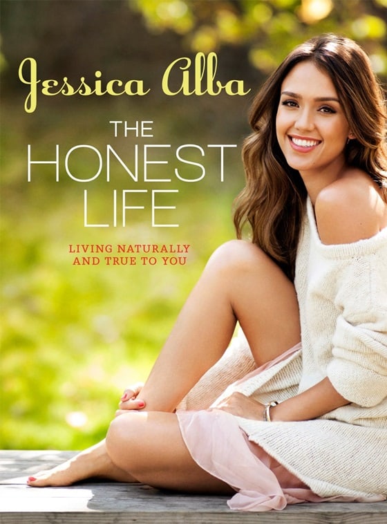 Cover of 'The Honest Life: Living Naturally and True to You' by Jessica Alba, showcasing the book's title and author against a serene, nature-inspired backdrop