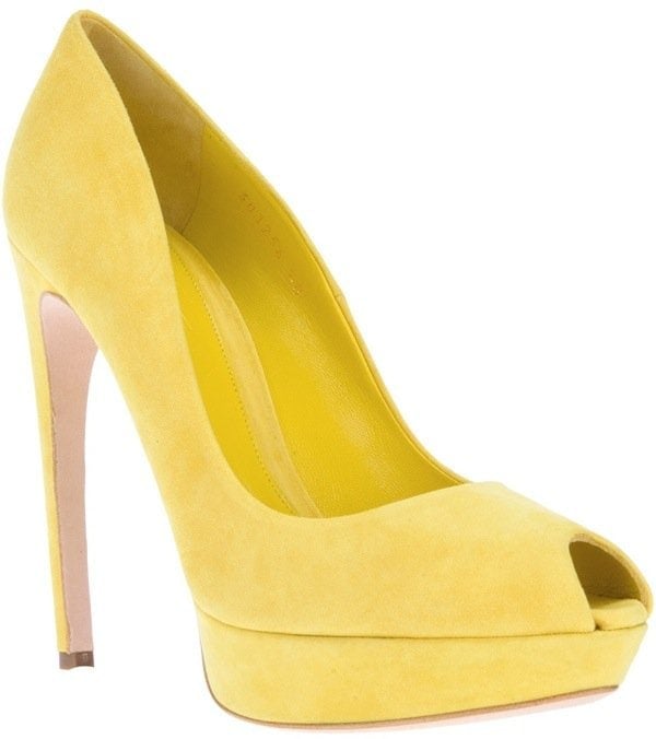 Alexander McQueen Armadillo Peep-Toe Pumps