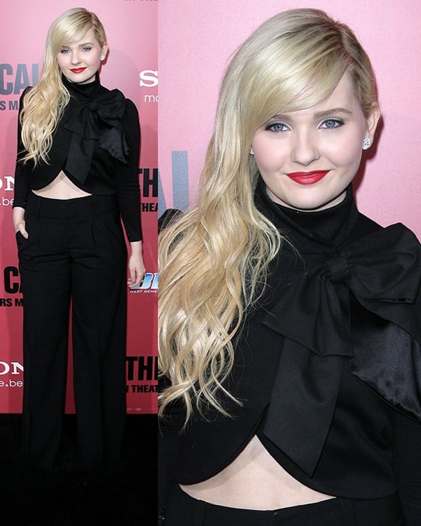 Abigail Breslin shines in a cropped Alice + Olivia jacket at 'The Call' premiere, Hollywood, March 5, 2013