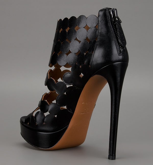 Alaia Cut-Out Platform Stiletto Sandal