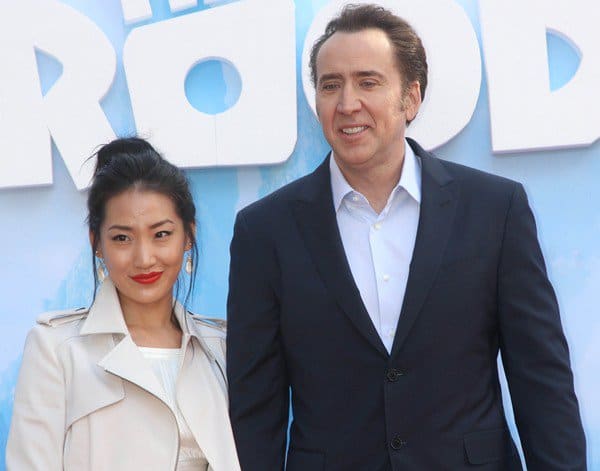 Alice Kim and Nicolas Cage met when she was working as a waitress in Los Angeles