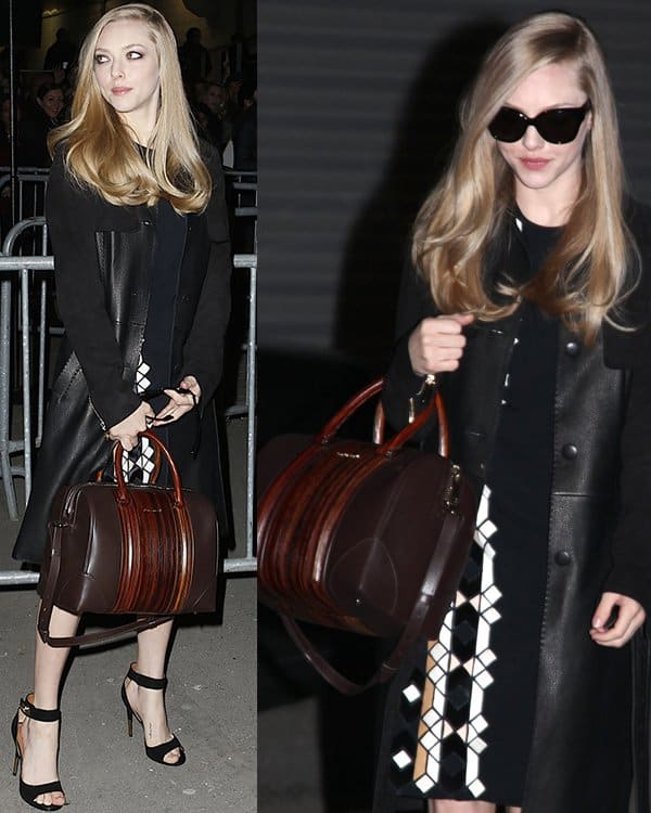 Amanda Seyfried attends the Givenchy Fall/Winter 2013 Ready-to-Wear show as part of Paris Fashion Week