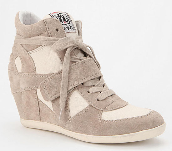 Ash 'Bowie' Wedge Sneakers in Clay