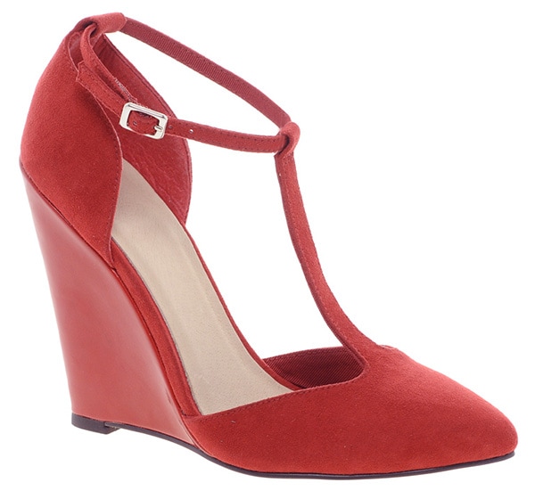 Asos Pivotal Wedges in Red