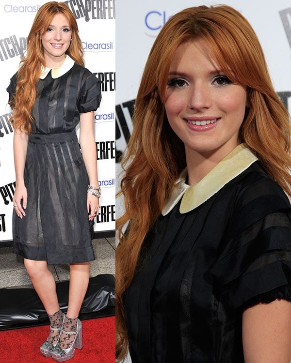 Bella Thorne at the Los Angeles premiere of Pitch Perfect at ArcLight Hollywood in Los Angeles on September 24, 2012