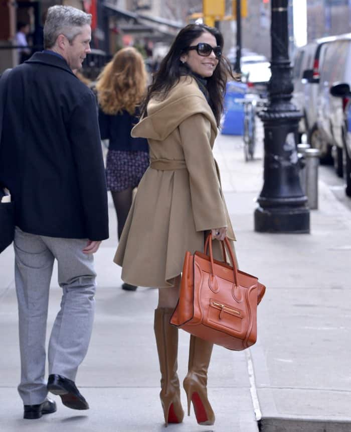 Bethenny Frankel and her publicist head to a meeting at a downtown hotel in New York City on March 13, 2013