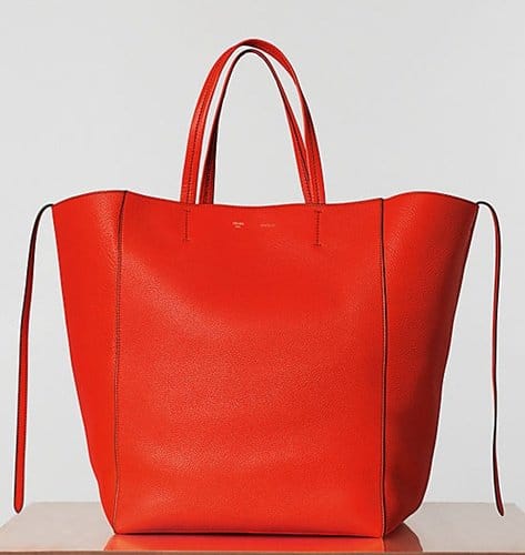 Celine Cabas Phantom Large in Drummed Calfskin
