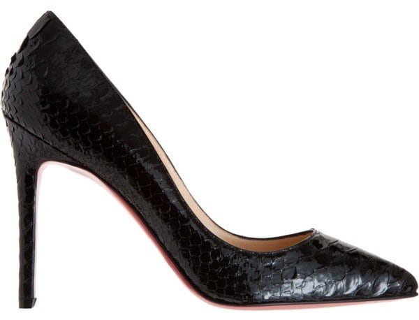 CHRISTIAN LOUBOUTIN Python Pigalle Outstep