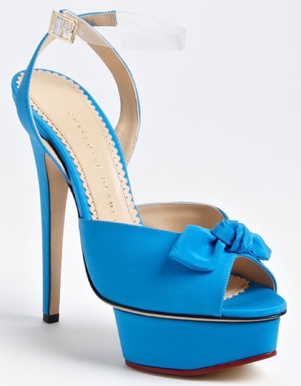 Blue Charlotte Olympia "Serena" Sandals