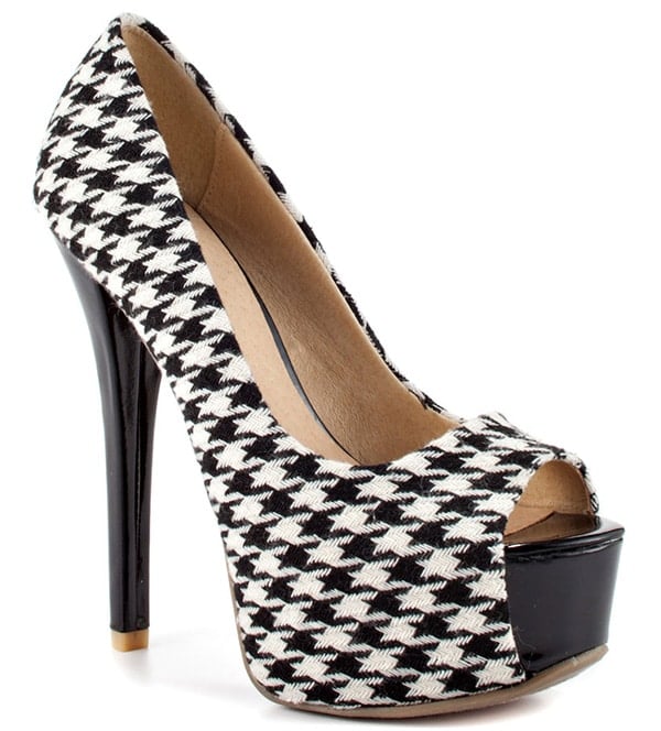 Houndstooth Chinese Laundry 'Triple Major' Pumps