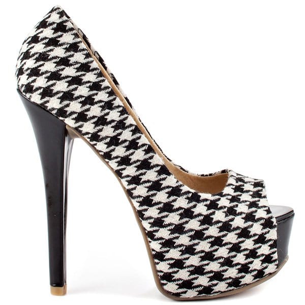 Houndstooth Chinese Laundry 'Triple Major' Pumps