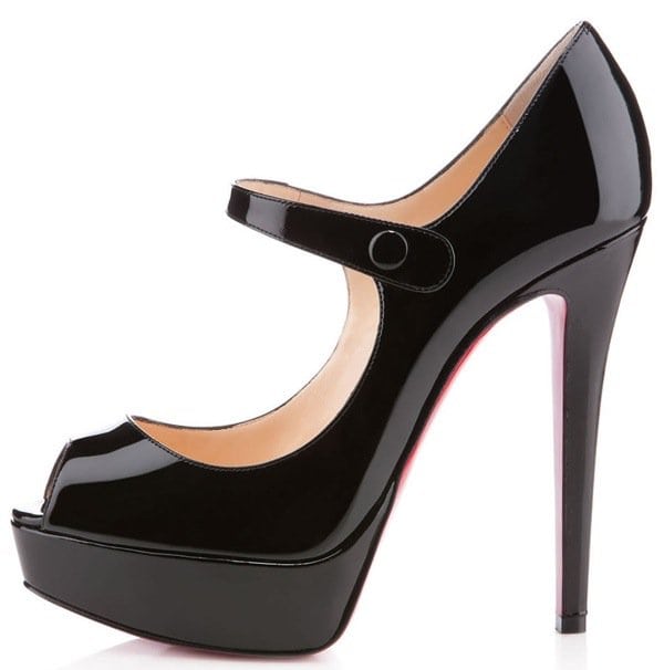 Christian Louboutin 'Bana' 140 Patent Mary Jane Pumps