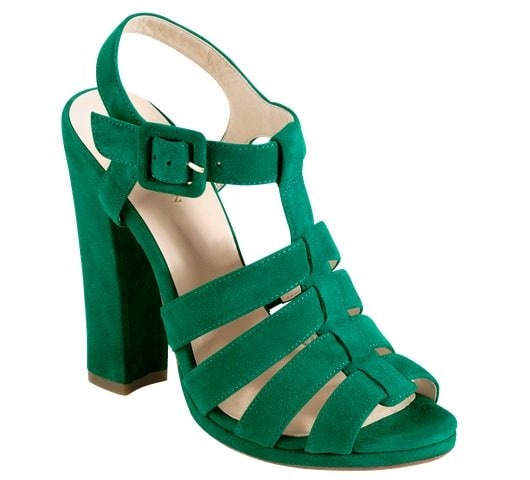 Cole Haan Jen & Oli Chelsea Collection Sandals in Green Suede