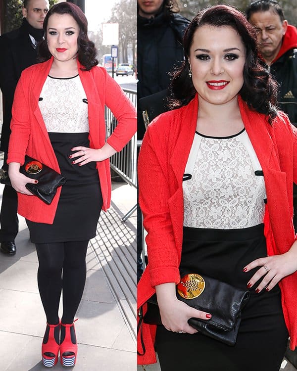 Dani Harmer at the TRIC Awards 2013