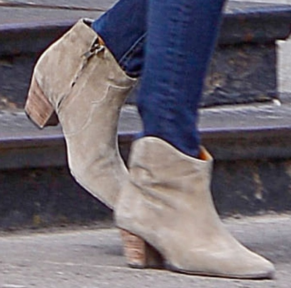 Emma Stone rocking versatile Dicker boots