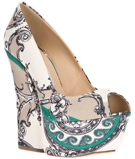 Gianmarco Lorenzi Printed Platform Pump