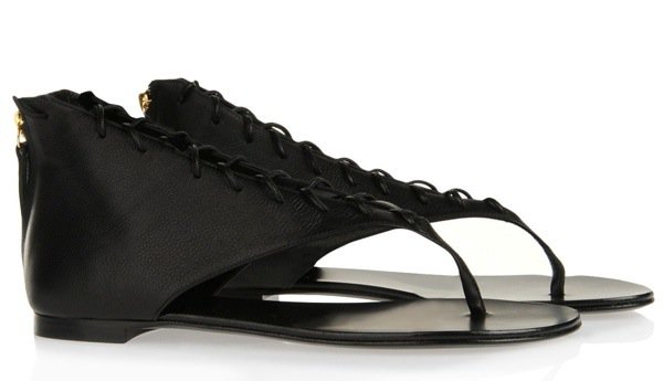 Giuseppe Zanotti Lace-Up Thong Sandals