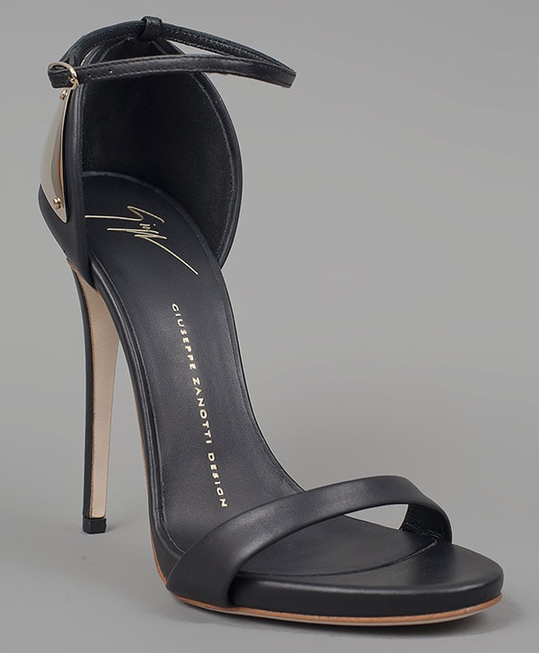 Giuseppe Zanotti Spring 2012 Sandals with Metal Plate