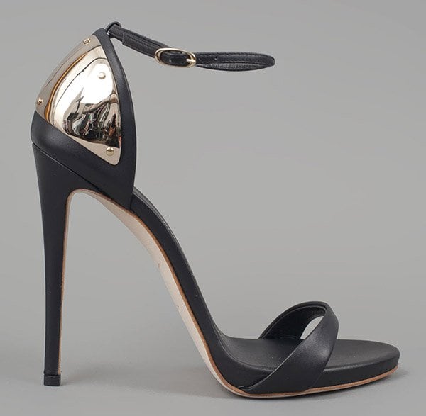 Giuseppe Zanotti Spring 2012 Sandals with Metal Plate