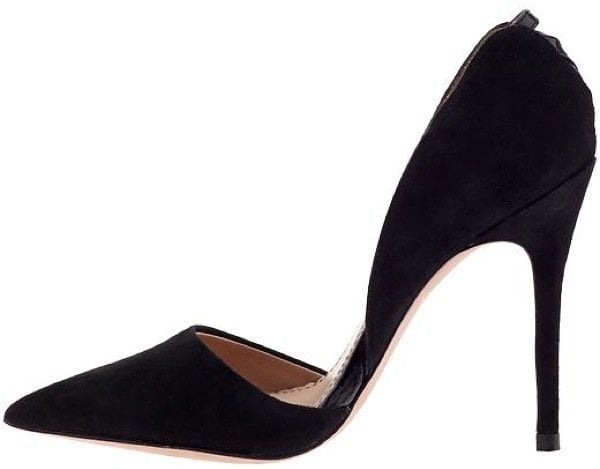 Jean-Michel Cazabat "Ella" Suede d'Orsay Pumps