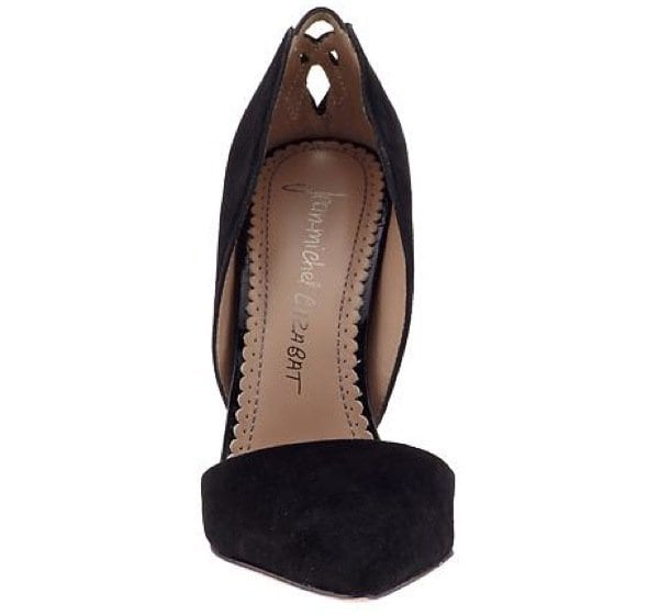 Jean-Michel Cazabat "Ella" Suede d'Orsay Pumps