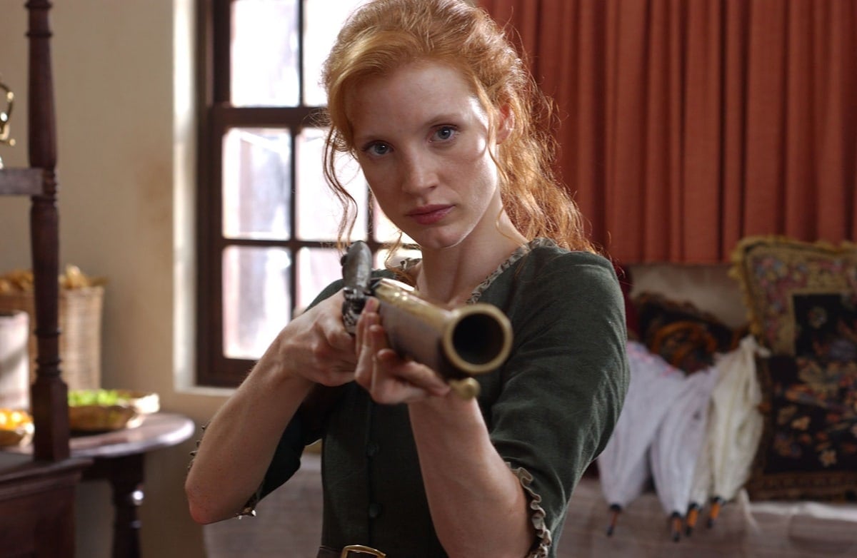 Jessica Chastain as Charlotte Ormand in the 2006 American adventure-drama television miniseries Blackbeard