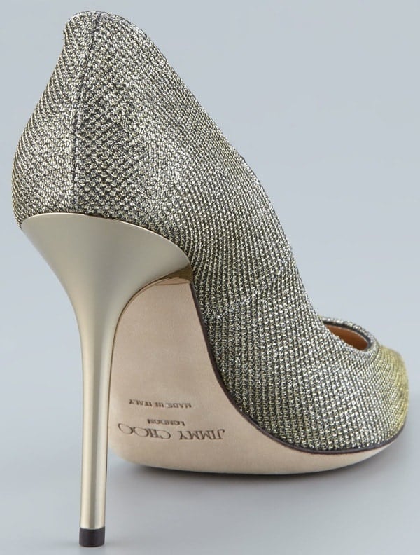 Jimmy Choo 'Abel' Glitter Pointed Pumps