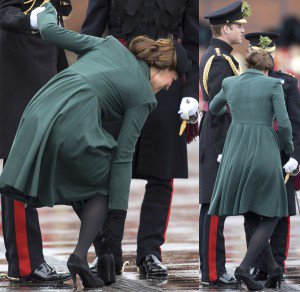 Kate Middleton Gets Heel Stuck in Drain Cover at St Patrick's Day Parade