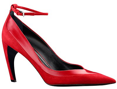 Red Louis Vuitton Red Pre-Fall 2013 Pump with Ankle Strap