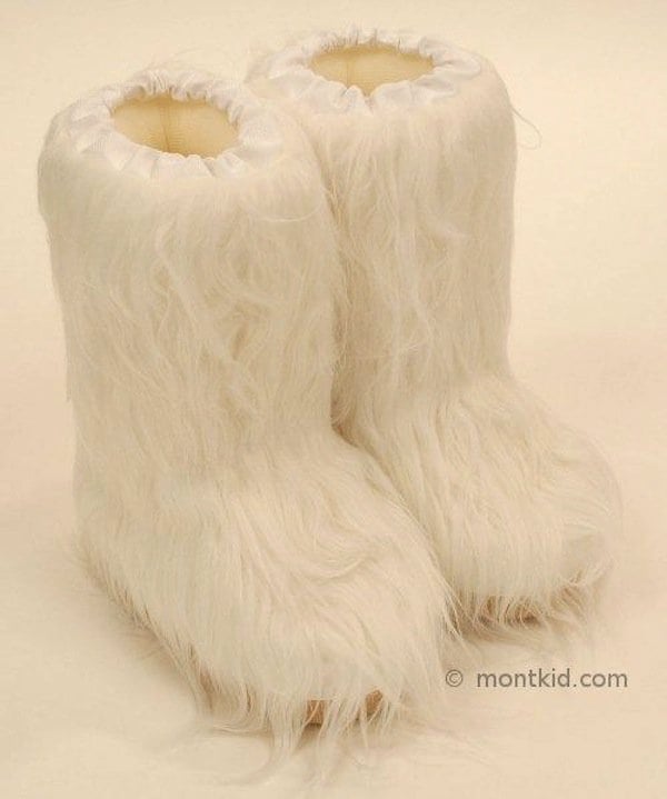 Luis Children's Fluffy Fur Boots