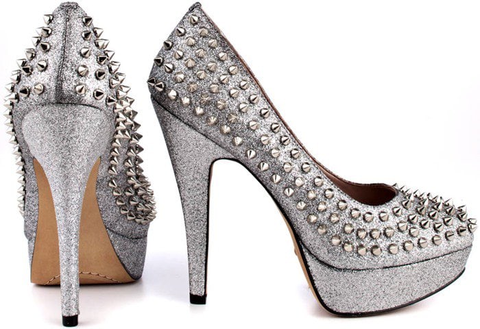 Dark Silver Vince Camuto "Madelyn" Pumps