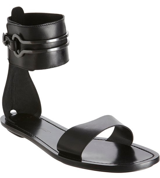 Maiyet Ankle Cuff Sandals in Black