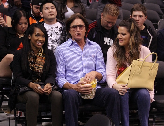 Malika Haqq, Bruce Jenner, and Khloé Kardashian