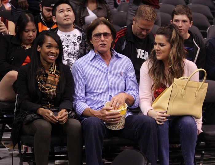 Malika Haqq, Bruce Jenner, and Khloe Kardashian