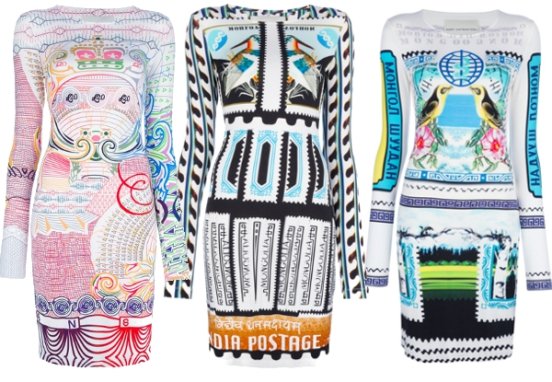 The allure of prints: Discover the elegance of Mary Katrantzou's long-sleeve dresses, where fashion meets art