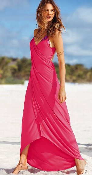 Victoria's Secret Maxi Wrap Cover-up Dress