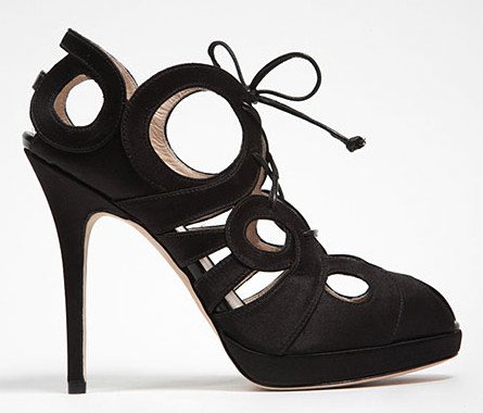 Black Monique Lhuillier High Heels