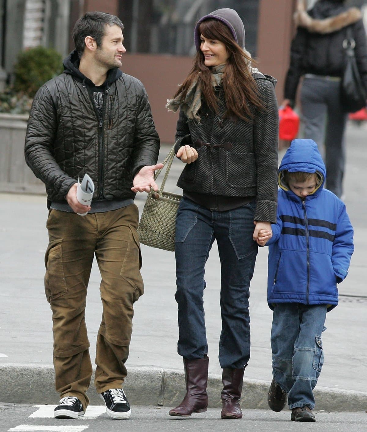 Norman Reedus with her then-wife Helena Christensen and son Mingus Lucien Reedus