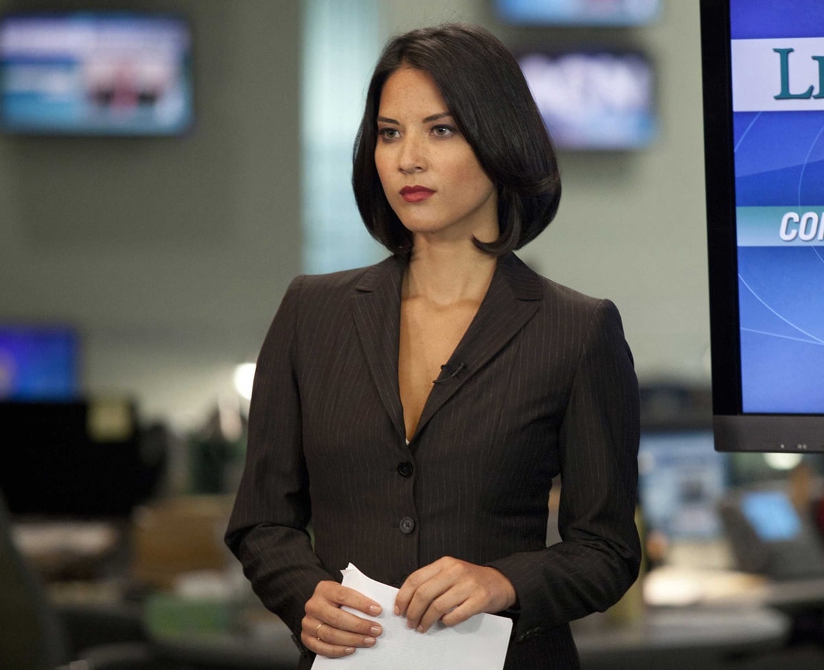 Olivia Munn rose to prominence through her starring role in Aaron Sorkin's drama series "The Newsroom" on HBO