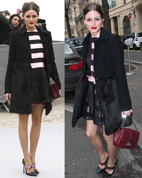 Olivia Palermo attends the Christian Dior Fall/Winter 2013 Ready-to-Wear show