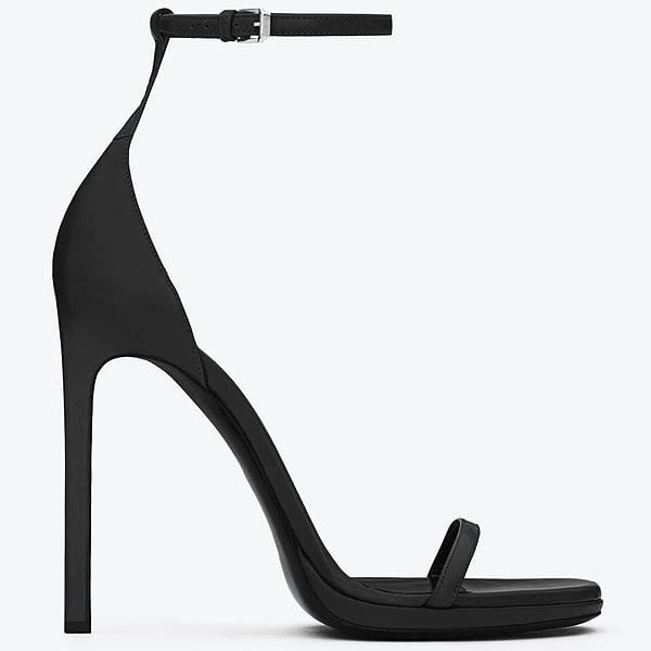 Black Saint Laurent "Jane" Sandals