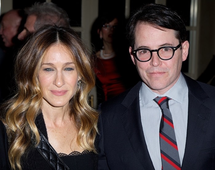 Matthew Broderick and Sarah Jessica Parker at the 28th Academy of the Arts Lifetime Achievement Awards to benefit Guild Hall of East Hampton held at the Plaza in New York City on March 4, 2013